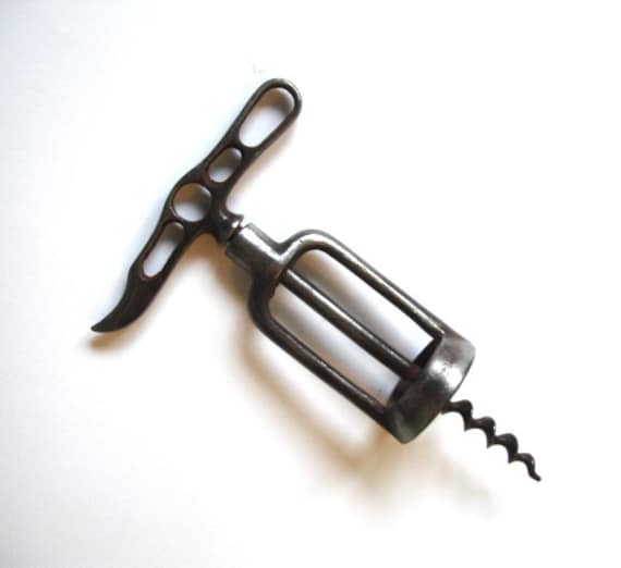 Antique Steel 19Th Century Corkscrew | Ms174