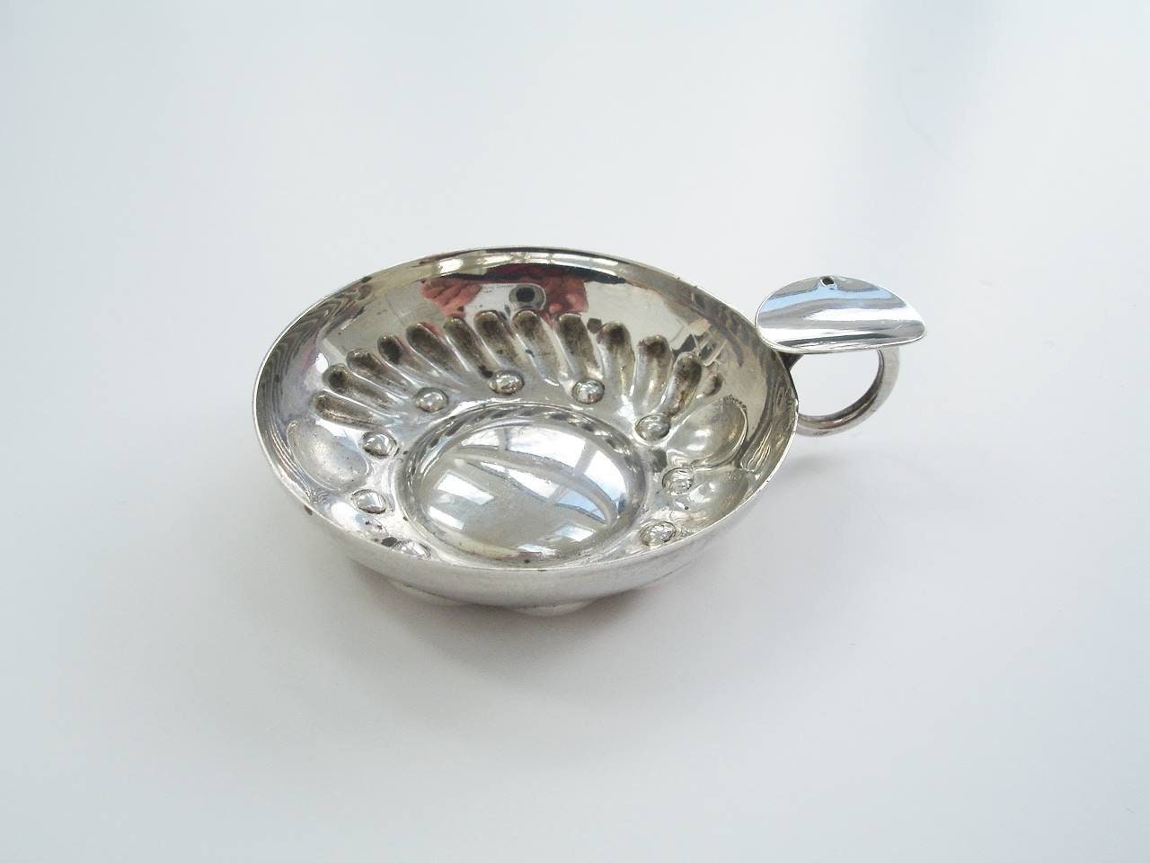 Rare Petit Dégustateur de Vin Antique en Argent Français | Q4