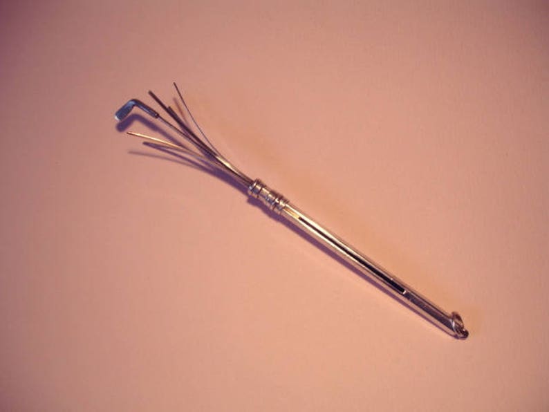 Sterling Silver Swizzle Stick With Golf Club Finial image 1