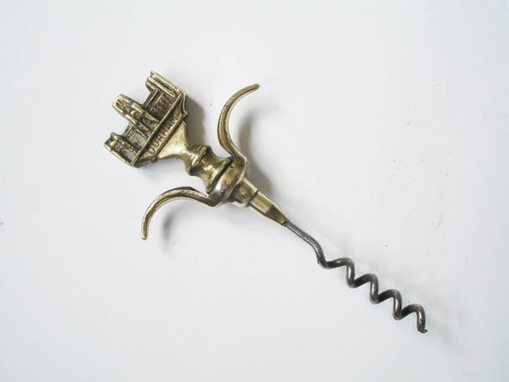 Vintage Brass Durham Corkscrew (HF219)