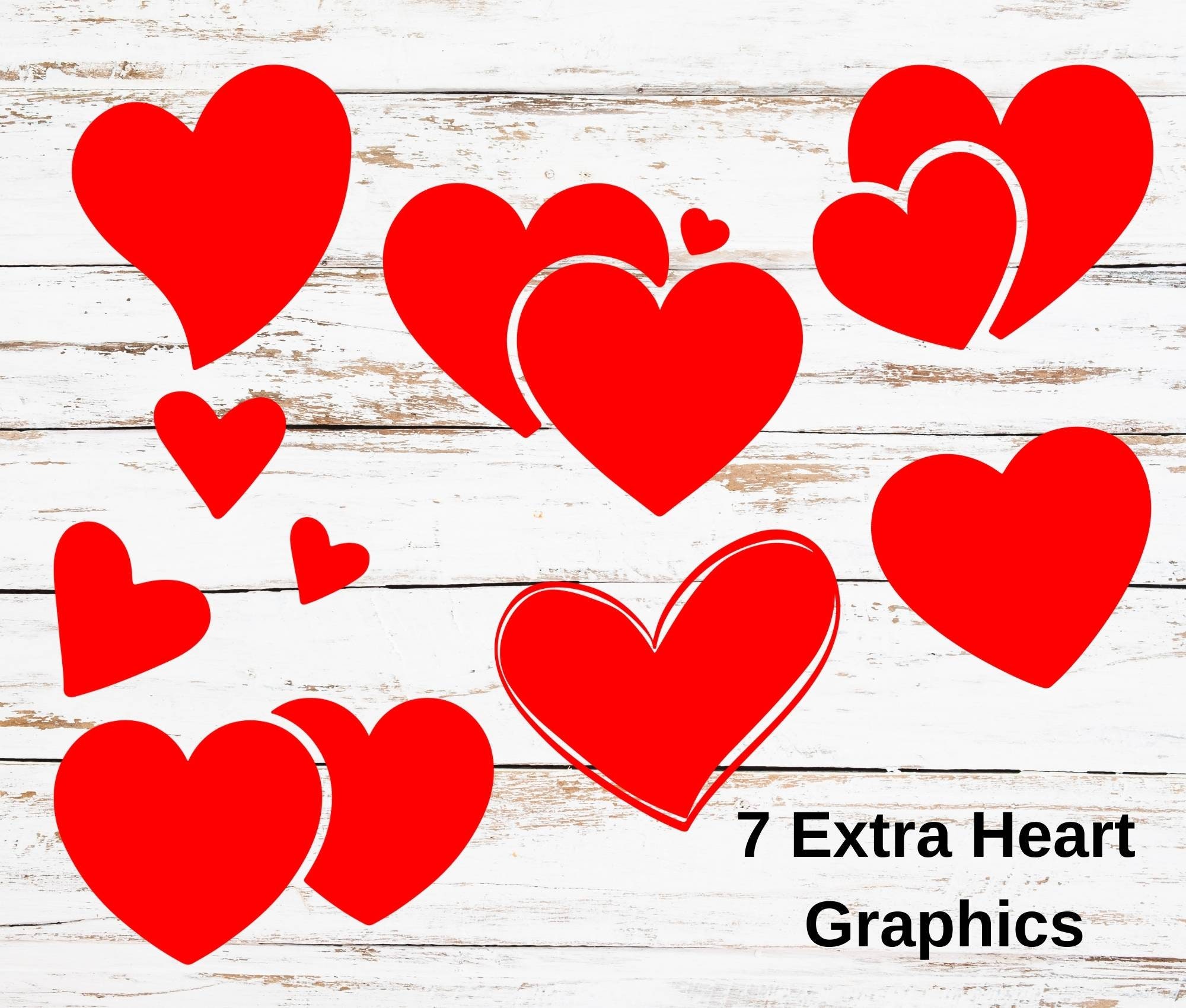Valentines Day SVG Bundle T-Shirt Design Bundle Love Shirt | Etsy