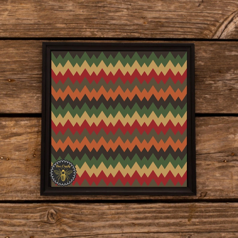 Instant Download 12 x 12 Inch Autumn Hues Digital Paper Pack 16 Papers Green Browns Red Taupe Burnt Orange Gold Black Craft Papers