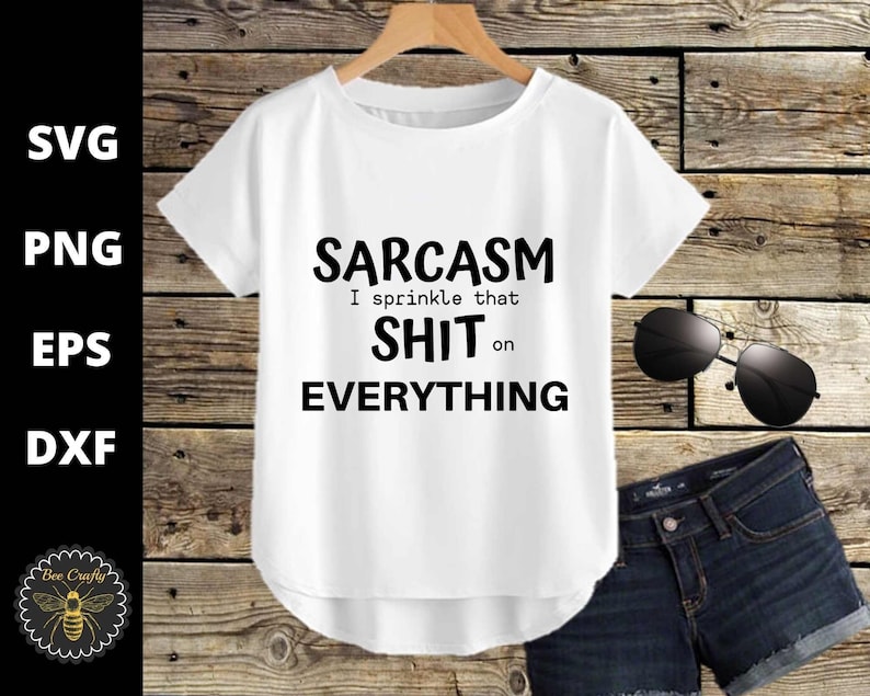 Download Funny Sarcasm SVG Slogan T-Shirt SVG Logo Humourous | Etsy