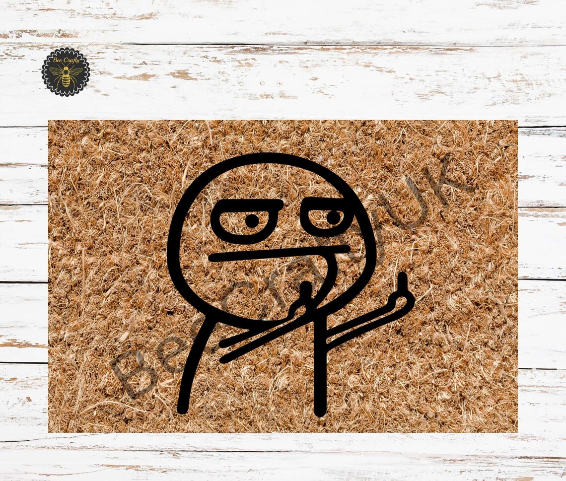 Simple Rude Middle Finger Finger Flipping Doodle Man SVG | Funny Rude Middle Finger | Svg, Eps ...