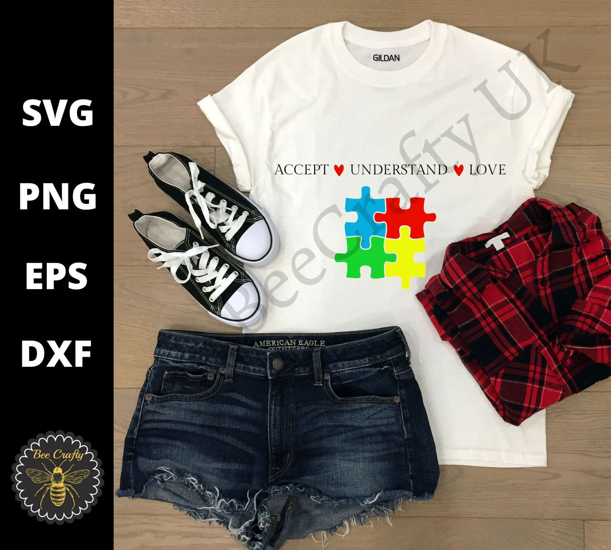 Autism Awareness Puzzle Pieces SVG Bundle | Autism Puzzle Heart Logos ...