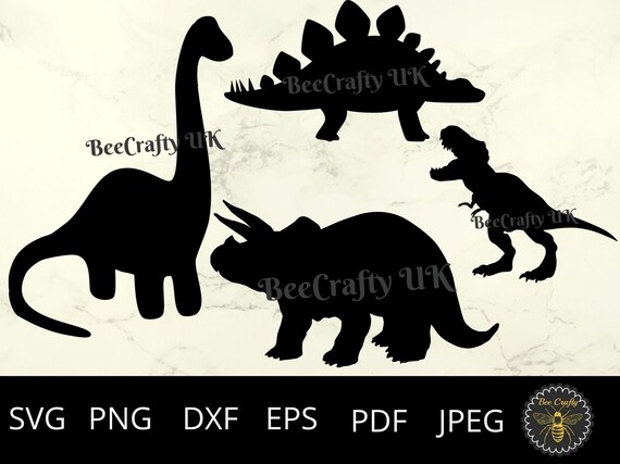 Download Dinosaurs Svg Dinosaur Clipart T Rex Dinosaur Silhouette Etsy