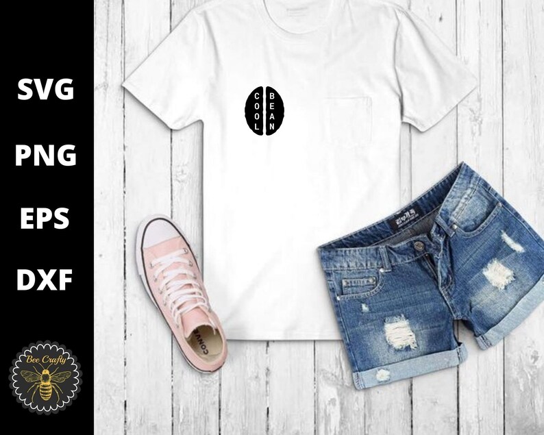 Download Cool Bean SVG Slogan Shirt SVG Logo Coffee Bean Typography ...