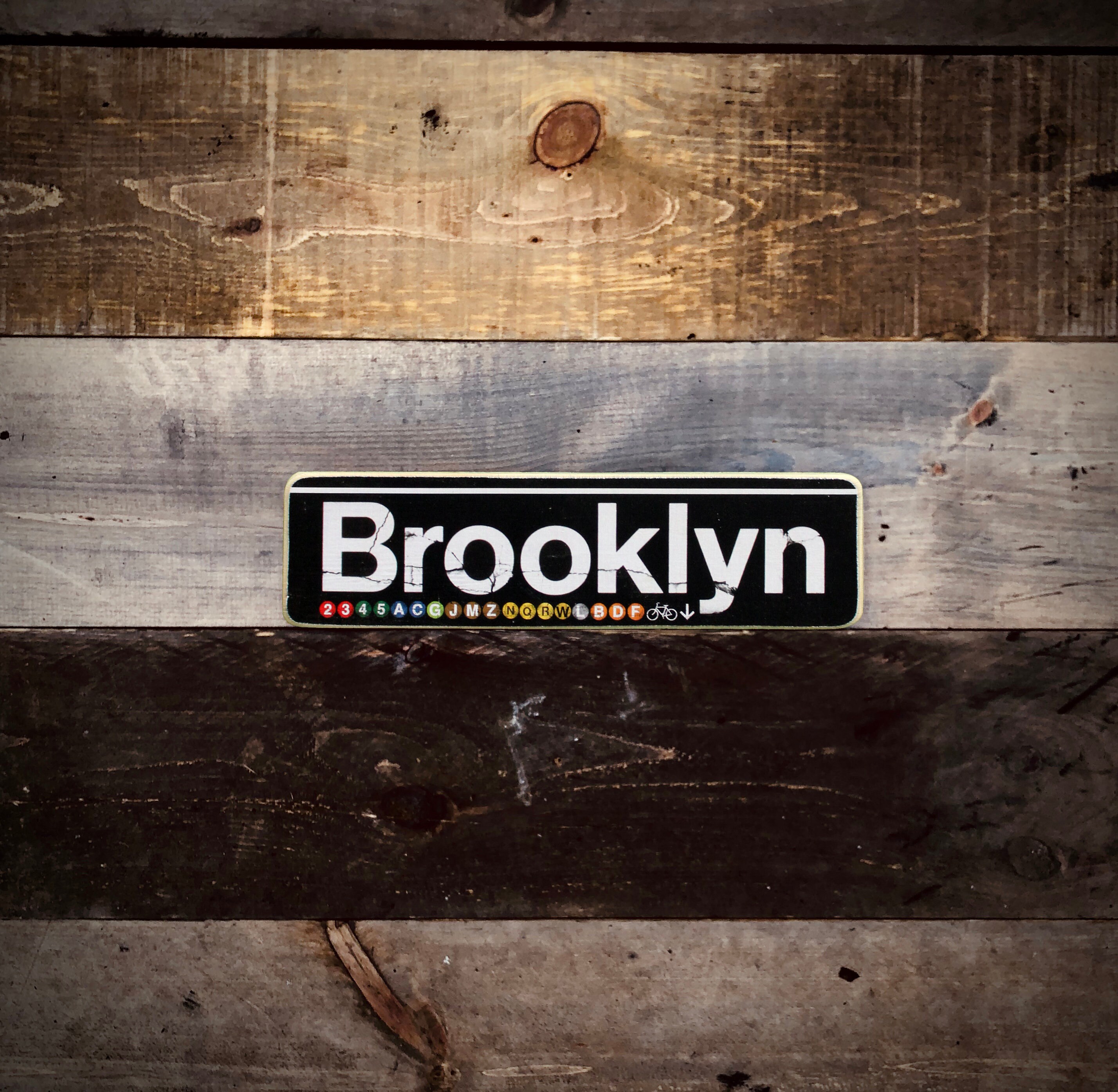 Brooklyn New York City Neighborhood Hand Crafted Horizontal Etsy Canada
