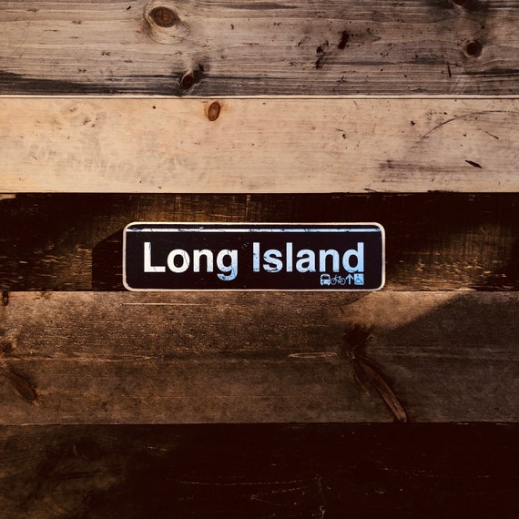 Long Island Wood Sign