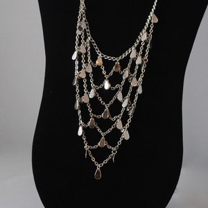 Vintage Beautiful Bib Necklace 1970s