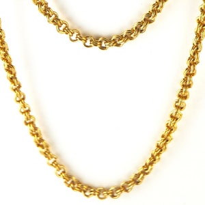 Vintage Multiple Chain Gold Plated Double Chain Vintage Chains