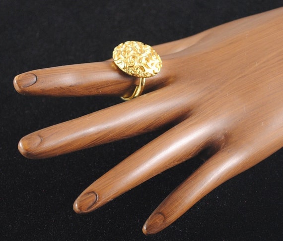 Vintage Ring Cocktail Ring Statement Ring - image 2