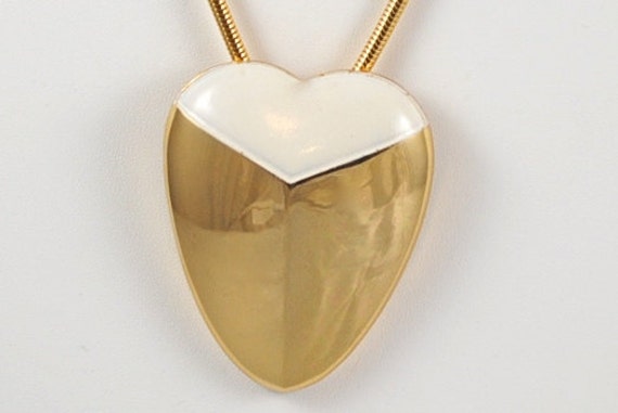 SALE SALE  Vintage Lanvin Paris Heart Pendant Nec… - image 2