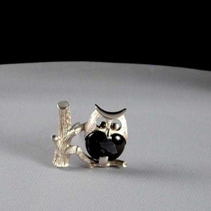 Owl Vintage Hair Clip