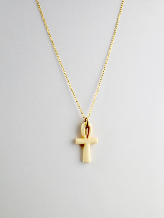 Vintage Ankh Necklace 1970's - image 1