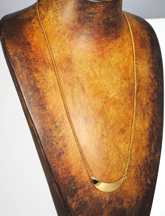 Vintage Gold Toned Pendant on Gold Filled Chain