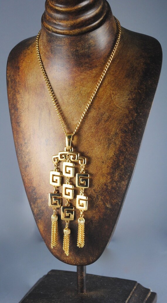 Trifari Vintage Signed Trifari Chandelier Pendant