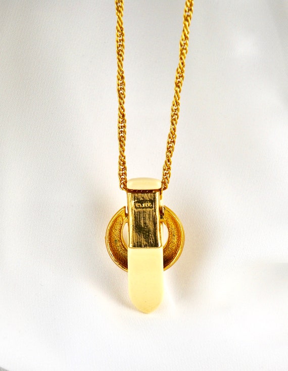 Vintage Elite Pendant Resin Jewelry 1960s - image 3