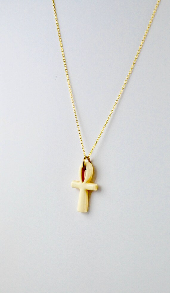 Vintage Ankh Necklace 1970's - image 4