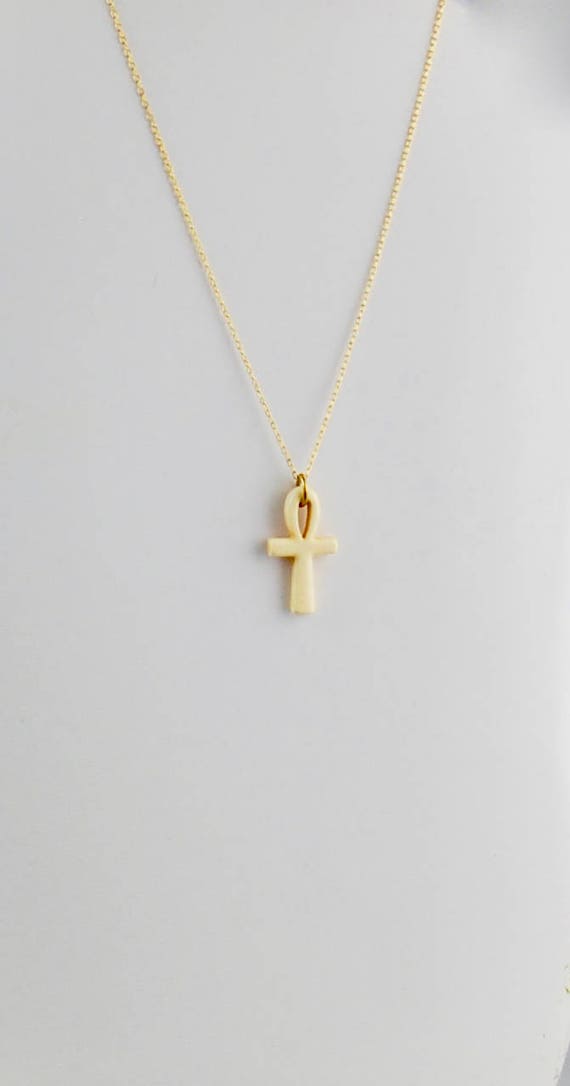 Vintage Ankh Necklace 1970's - image 2