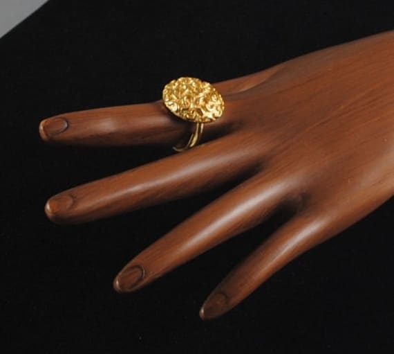 Vintage Ring Cocktail Ring Statement Ring - image 1