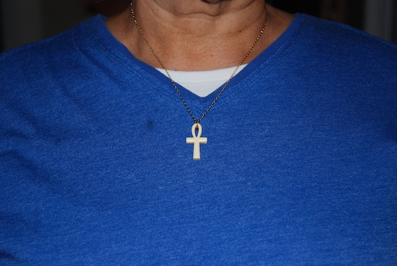 Vintage Ankh Necklace 1970's - image 3