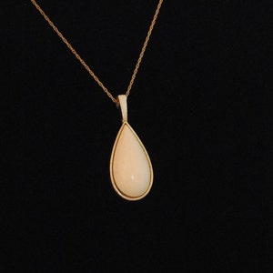 Vintage Teardrop Pendant 1970s image 7