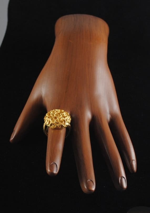 Vintage Ring Cocktail Ring Statement Ring - image 3