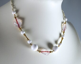 Vintage Beaded Necklace 1960s