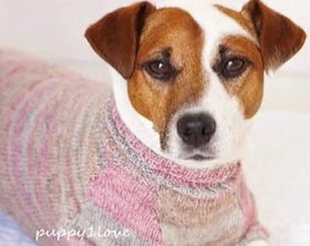 Knit Dog clothes - Winter dog sweater for Jack Russell Terrier - Dog Jacket - Pet Sweater - Pullover - Warm dog clothing - Custom dog coat