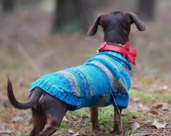 Knit dog clothes - All breeds - Custom Dog Clothes - Dachshund Sweater - Pet Jacket - Dachshund clothing - Doxie - Weiner - Sausage - Autumn