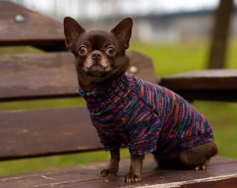 Vêtements pour chihuahua - Laine - Pull pour chien - Pull pour chien - Veste - Pull pour animal de compagnie - Vêtements pour petit chien - Vêtements pour chien personnalisés - Pour toutes les races