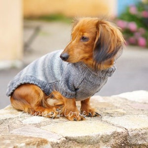 Dog sweater - Dachshund clothes - Dog Clothes - Dog coat - Dog Jacket - Clothes for pets - Dog outfit- Custom dog sweater- Warm Dog Clothes