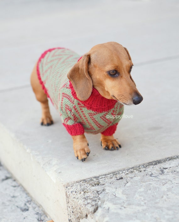 Dachshund Sweater Dog Clothes Dog Clothing Dog Sweater 