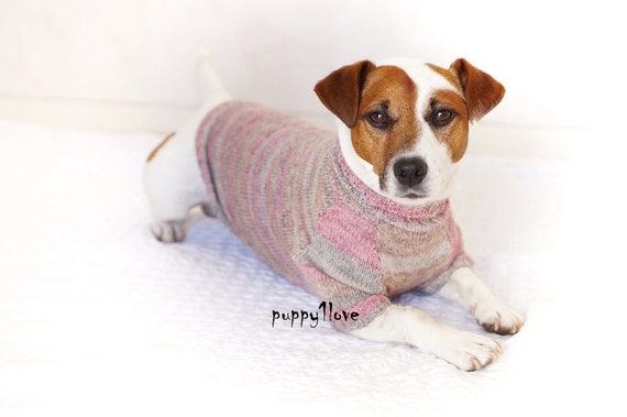 Knit Dog Clothes Winter Dog Sweater for Jack Russell Terrier Dog