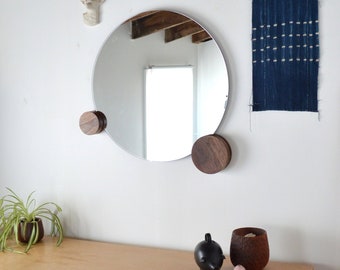 Custom Round Mirror 40” diameter with bevel - Simple Contemporary Home Decor