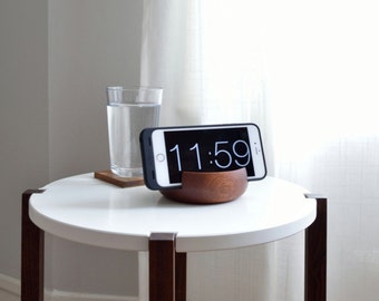 Phone Stand / Tablet Stand - Bedside Phone Stand - Solid Wood and hand turned