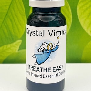 BREATHE EASY Crystal Infused Essential Oil Blend