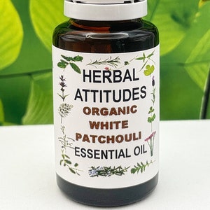 ORGANIC WHITE PATCHOULI Essential Oil