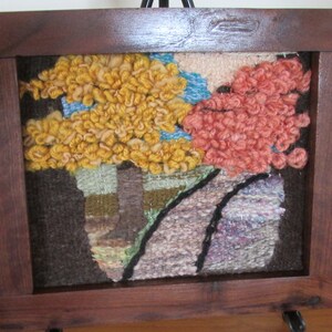 Autumn Woods handwoven tapestry