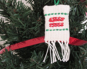 Small handwoven ornament