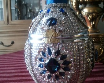 Faberge-Styled Ostrich Egg Purse/Ornament