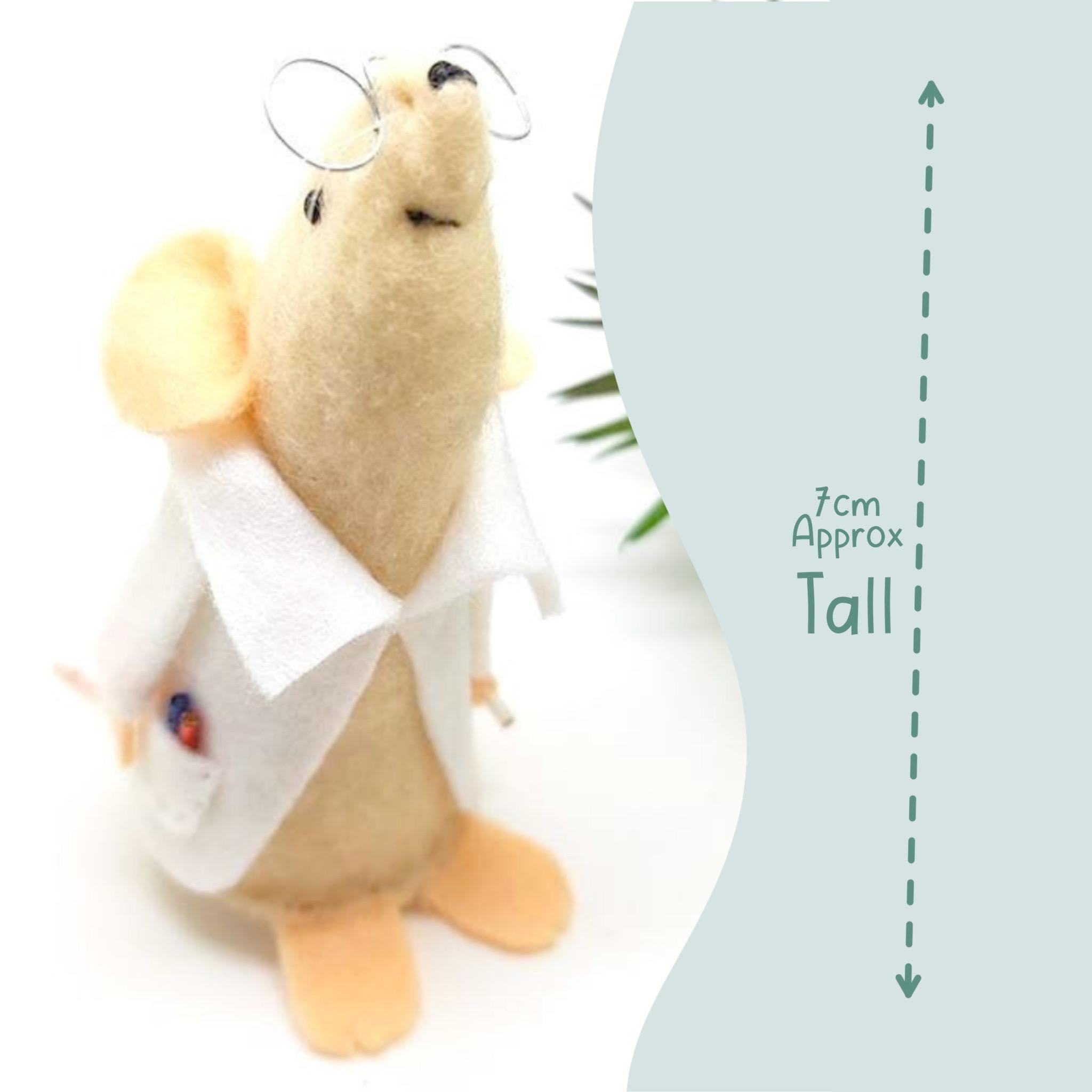 Lab Mouse, a Handmade Felt Mouse - Etsy UK