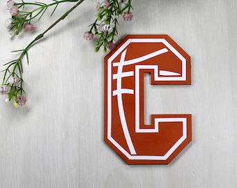 Basketball Themed Letter for Bedroom - Boy's Bedroom Decor - Sports Fan - Sports Theme - Door Sign