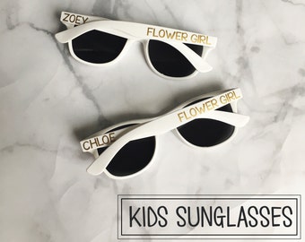 KIDS Personalized Sunglasses - Ring Bearer Flower Girl Gift