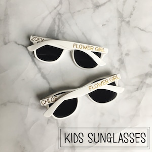 KIDS Personalized Sunglasses - Ring Bearer Flower Girl Gift