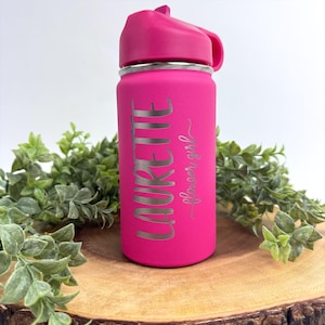 Personalized Flower Girl and Ring Bearer Kids Water Bottle