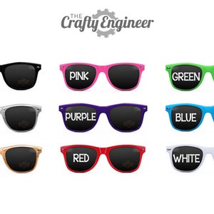 Personalized Custom Sunglasses Gold Sunglasses Various Colors image 4