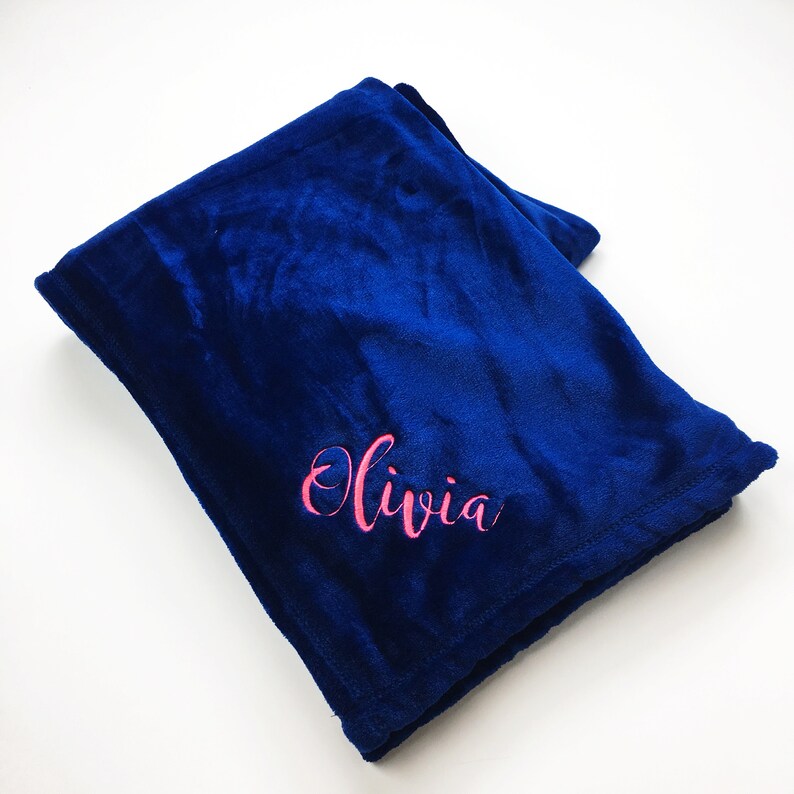 Personalized Name Blanket Etsy