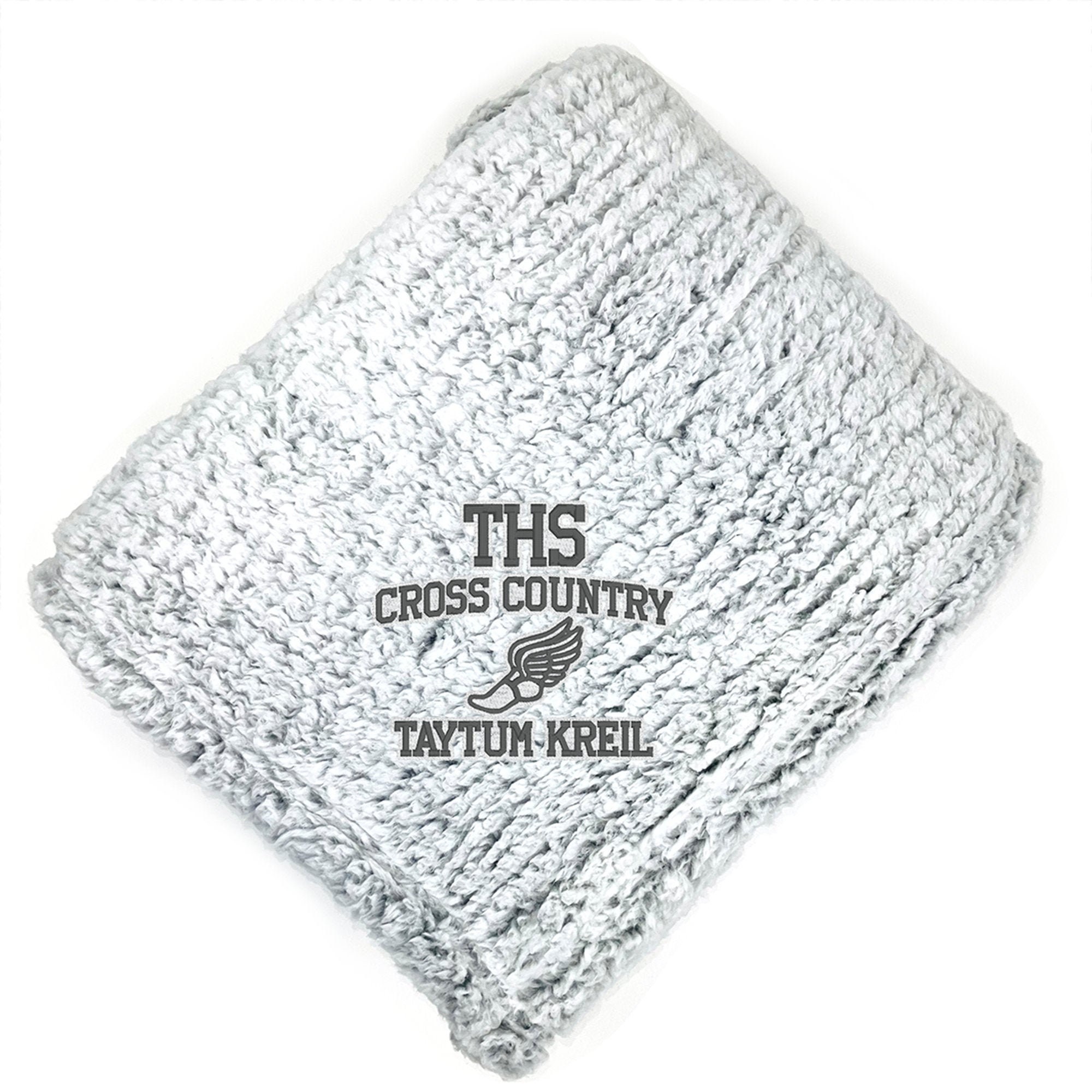 Cross Country Blanket Sports Blanket Graduation Blanket Etsy